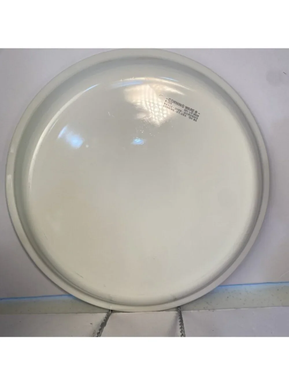 Vintage Corning Ware White P-309 Vintage Pie Plate Serving Dish 9”